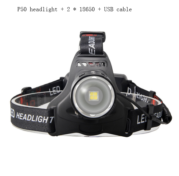 USB charging zoom long shot outdoor strong headlight