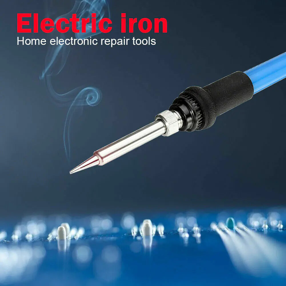 60W Soldering Iron Digital LCD Electric Welding Tools Solder Wire Tweezers Hand