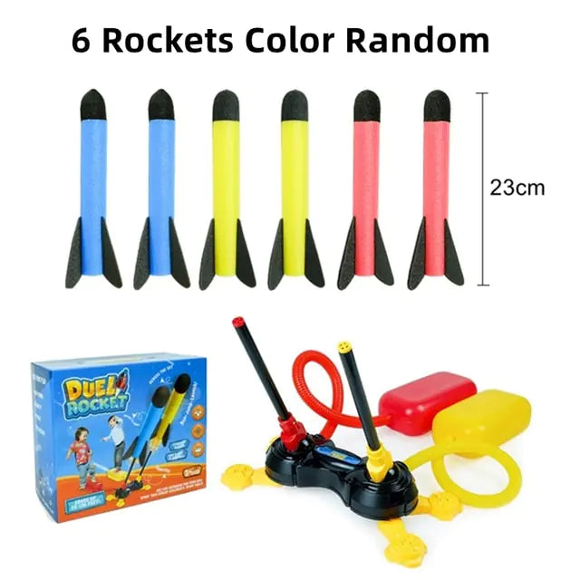 Children Outdoor Air Rocket Foot Launcher