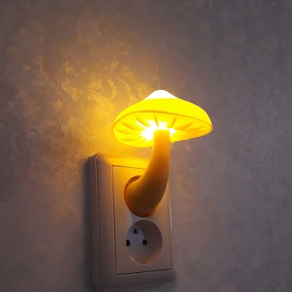 Led Mushroom Wall Socket Lamp